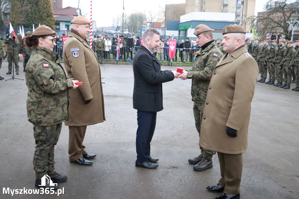Fotorelacja: Uroczysta przysięga wojskowa 13. Śląskiej Brygady Obrony Terytorialnej w Myszkowie