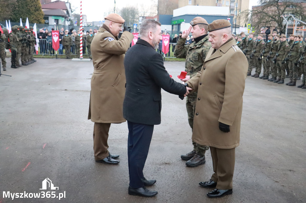 Fotorelacja: Uroczysta przysięga wojskowa 13. Śląskiej Brygady Obrony Terytorialnej w Myszkowie