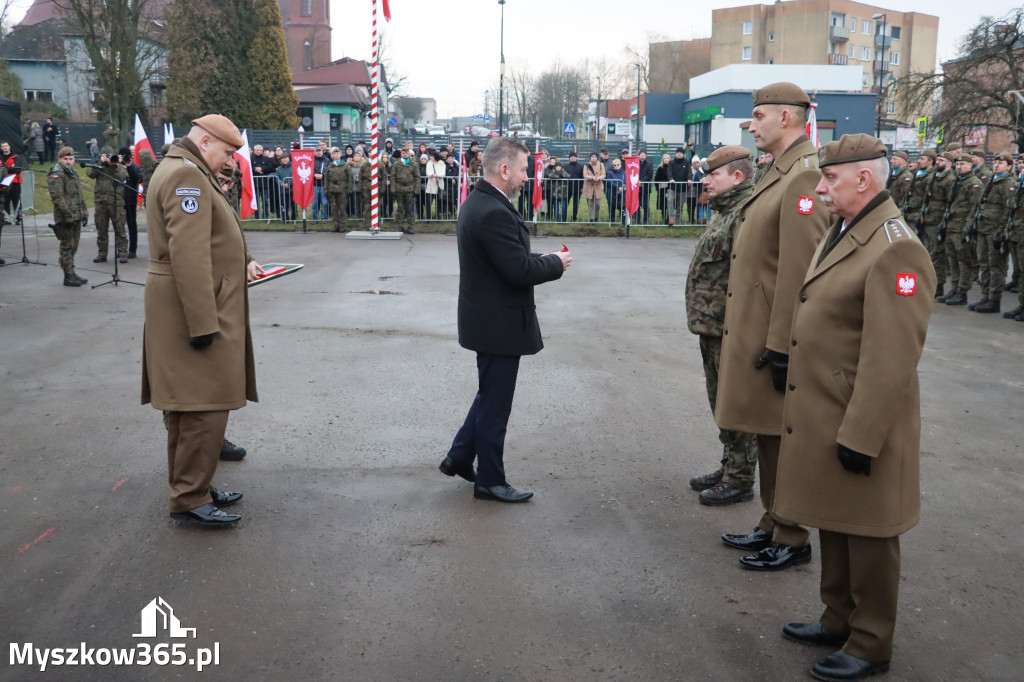 Fotorelacja: Uroczysta przysięga wojskowa 13. Śląskiej Brygady Obrony Terytorialnej w Myszkowie