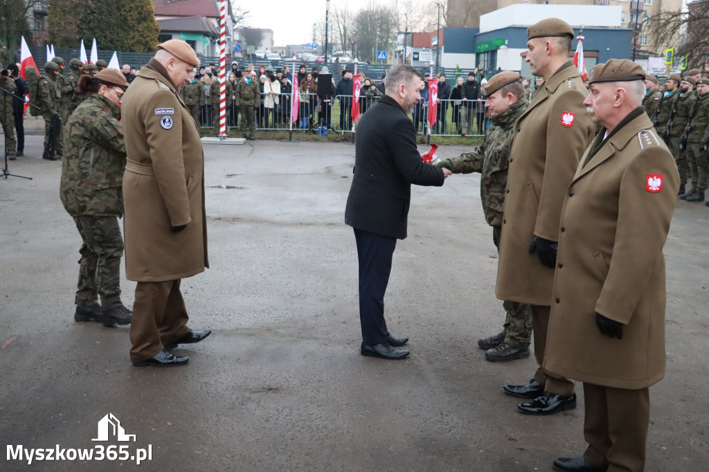 Fotorelacja: Uroczysta przysięga wojskowa 13. Śląskiej Brygady Obrony Terytorialnej w Myszkowie