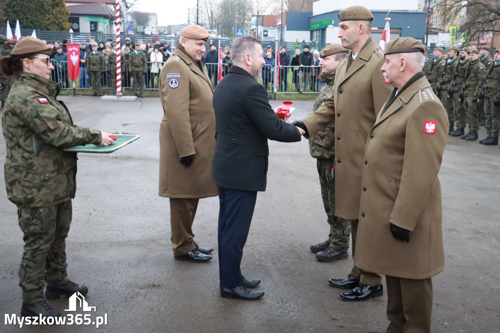 Fotorelacja: Uroczysta przysięga wojskowa 13. Śląskiej Brygady Obrony Terytorialnej w Myszkowie