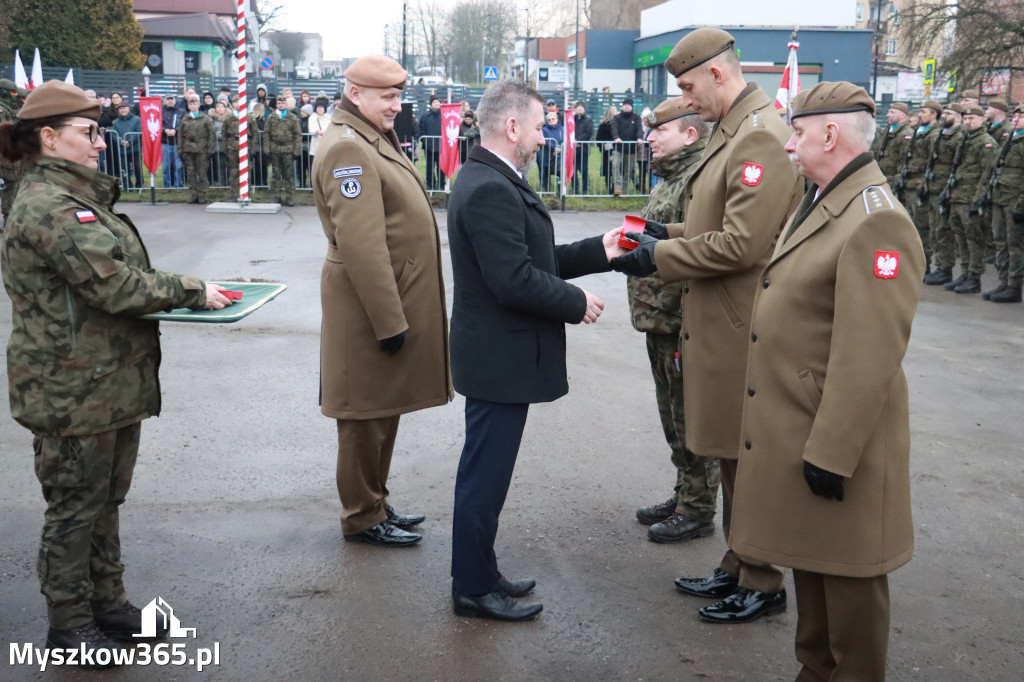 Fotorelacja: Uroczysta przysięga wojskowa 13. Śląskiej Brygady Obrony Terytorialnej w Myszkowie