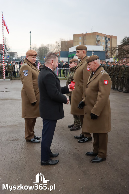 Fotorelacja: Uroczysta przysięga wojskowa 13. Śląskiej Brygady Obrony Terytorialnej w Myszkowie