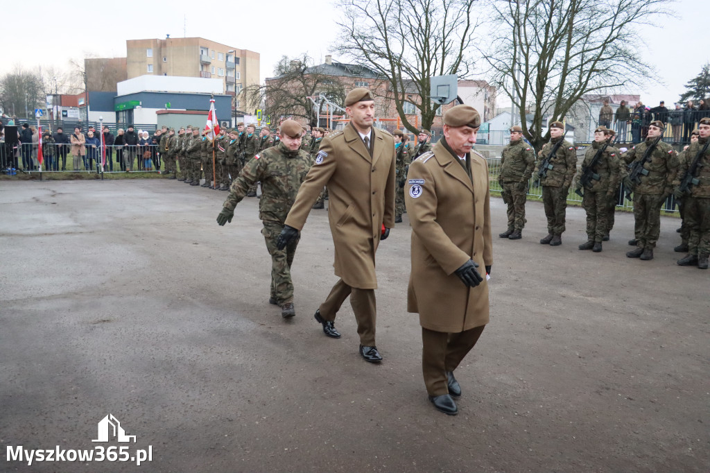 Fotorelacja: Uroczysta przysięga wojskowa 13. Śląskiej Brygady Obrony Terytorialnej w Myszkowie
