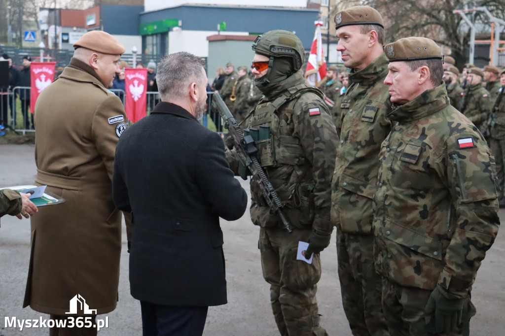 Fotorelacja: Uroczysta przysięga wojskowa 13. Śląskiej Brygady Obrony Terytorialnej w Myszkowie