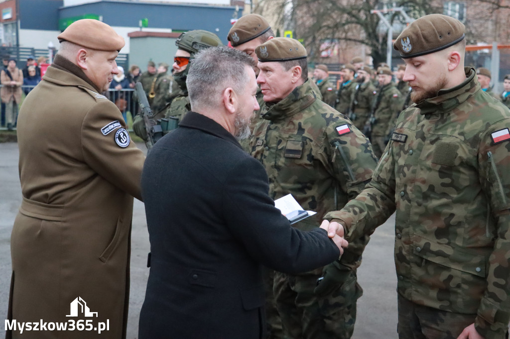 Fotorelacja: Uroczysta przysięga wojskowa 13. Śląskiej Brygady Obrony Terytorialnej w Myszkowie