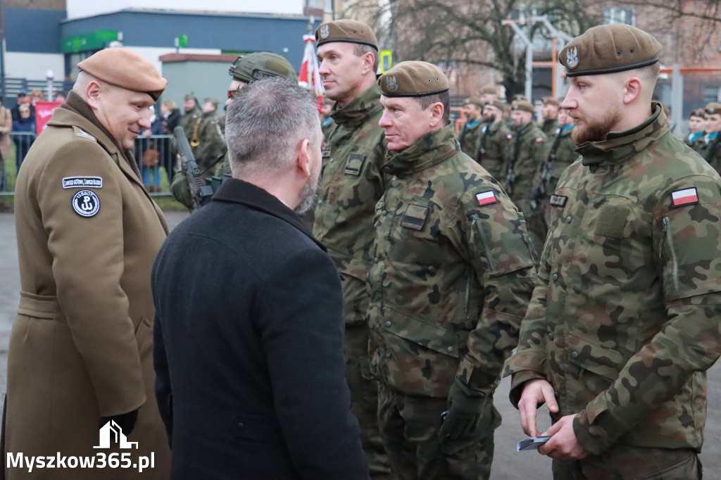 Fotorelacja: Uroczysta przysięga wojskowa 13. Śląskiej Brygady Obrony Terytorialnej w Myszkowie