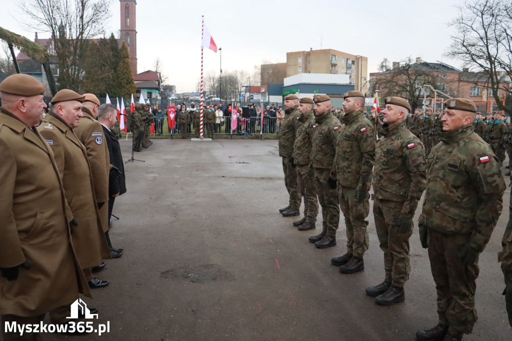 Fotorelacja: Uroczysta przysięga wojskowa 13. Śląskiej Brygady Obrony Terytorialnej w Myszkowie