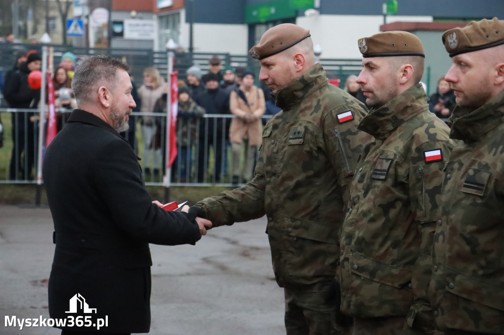 Fotorelacja: Uroczysta przysięga wojskowa 13. Śląskiej Brygady Obrony Terytorialnej w Myszkowie