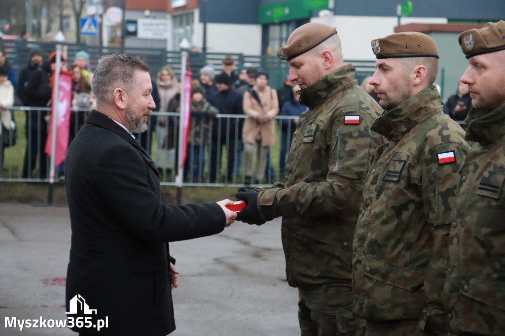 Fotorelacja: Uroczysta przysięga wojskowa 13. Śląskiej Brygady Obrony Terytorialnej w Myszkowie