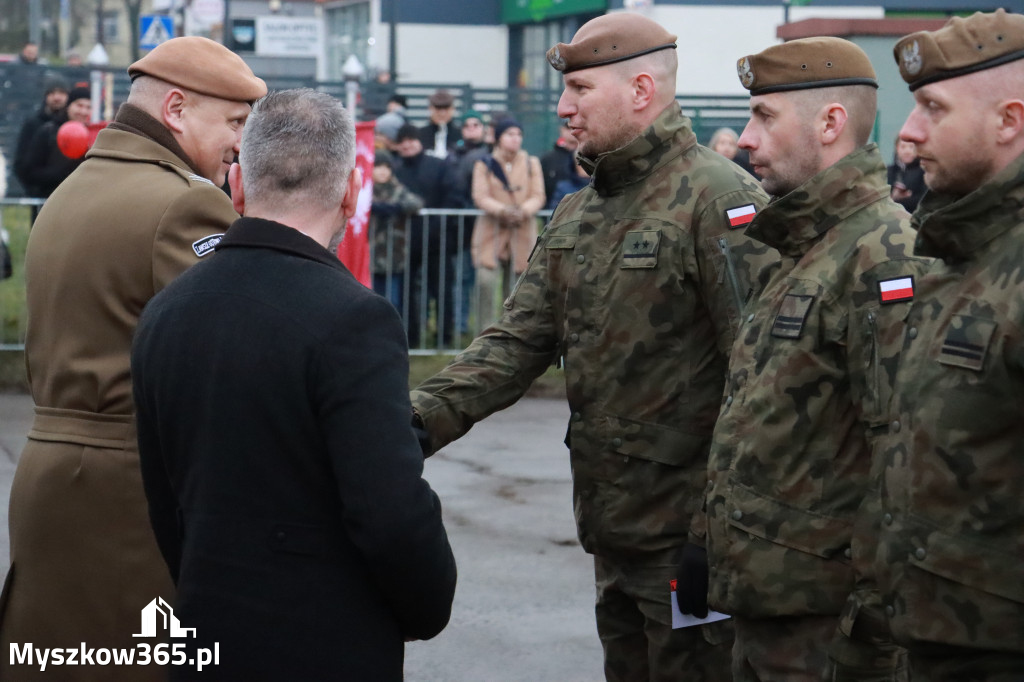 Fotorelacja: Uroczysta przysięga wojskowa 13. Śląskiej Brygady Obrony Terytorialnej w Myszkowie