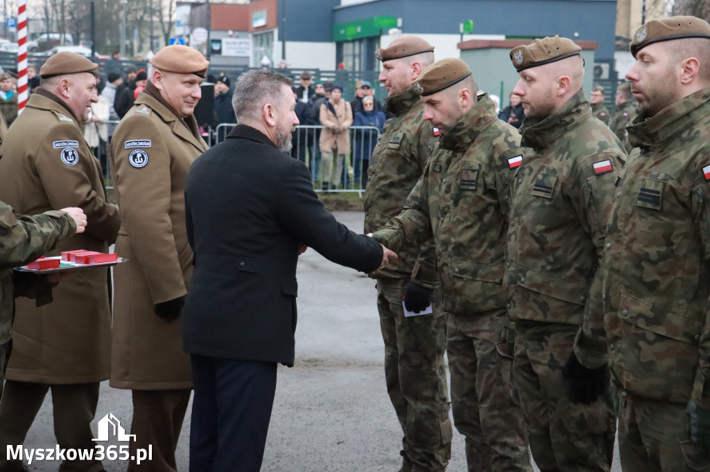 Fotorelacja: Uroczysta przysięga wojskowa 13. Śląskiej Brygady Obrony Terytorialnej w Myszkowie