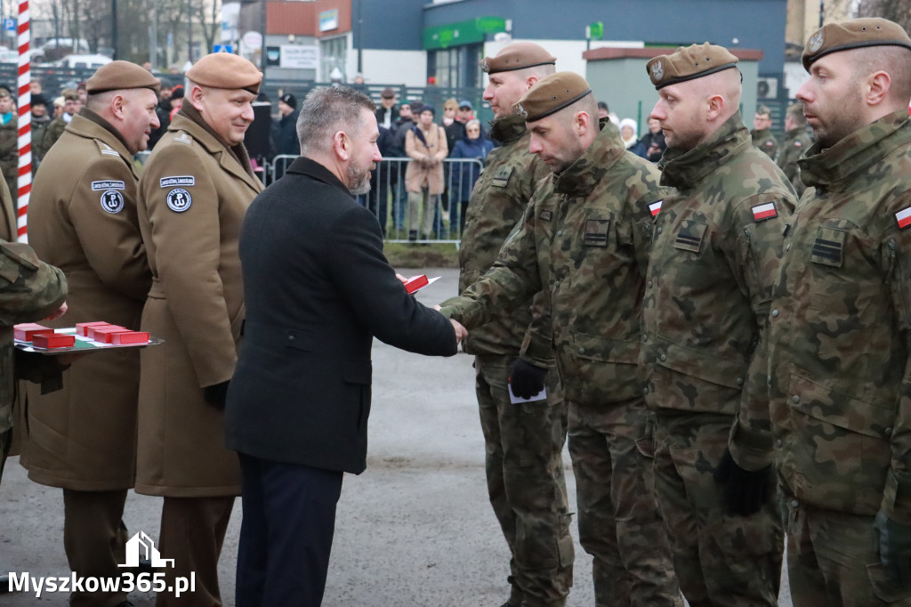 Fotorelacja: Uroczysta przysięga wojskowa 13. Śląskiej Brygady Obrony Terytorialnej w Myszkowie