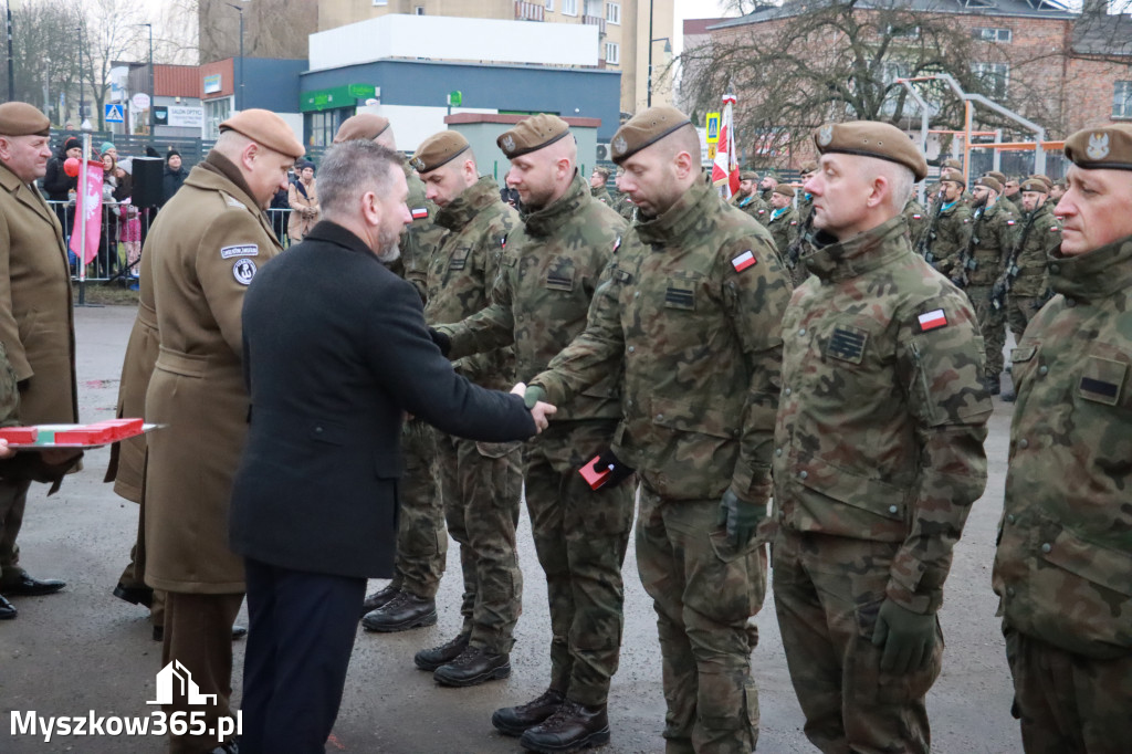 Fotorelacja: Uroczysta przysięga wojskowa 13. Śląskiej Brygady Obrony Terytorialnej w Myszkowie