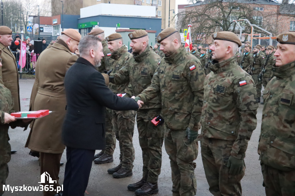 Fotorelacja: Uroczysta przysięga wojskowa 13. Śląskiej Brygady Obrony Terytorialnej w Myszkowie