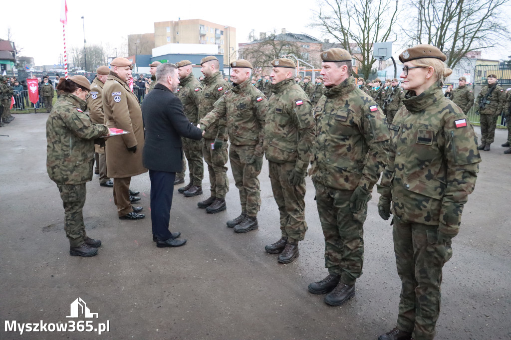 Fotorelacja: Uroczysta przysięga wojskowa 13. Śląskiej Brygady Obrony Terytorialnej w Myszkowie