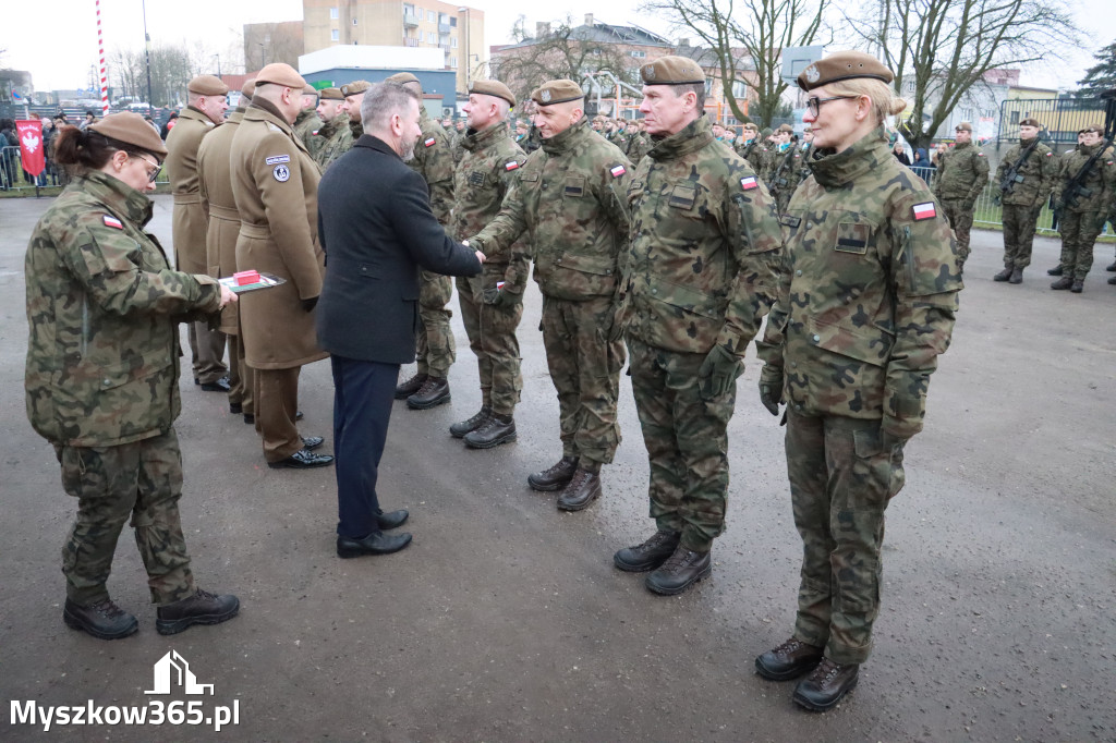 Fotorelacja: Uroczysta przysięga wojskowa 13. Śląskiej Brygady Obrony Terytorialnej w Myszkowie