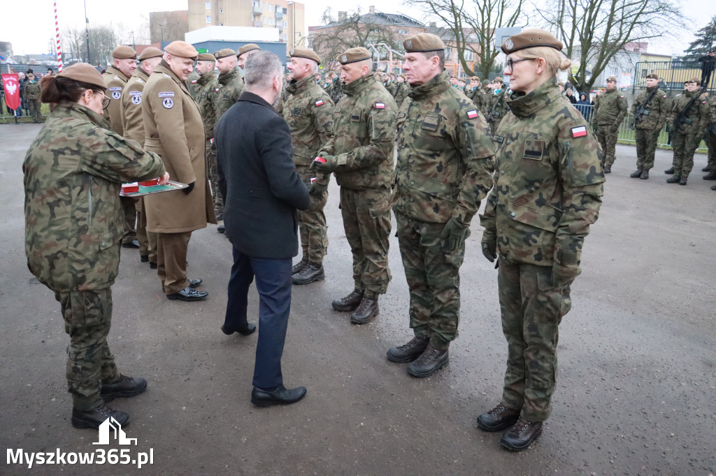 Fotorelacja: Uroczysta przysięga wojskowa 13. Śląskiej Brygady Obrony Terytorialnej w Myszkowie