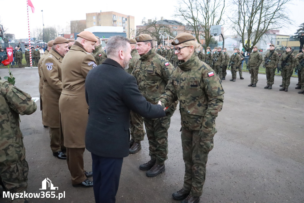 Fotorelacja: Uroczysta przysięga wojskowa 13. Śląskiej Brygady Obrony Terytorialnej w Myszkowie