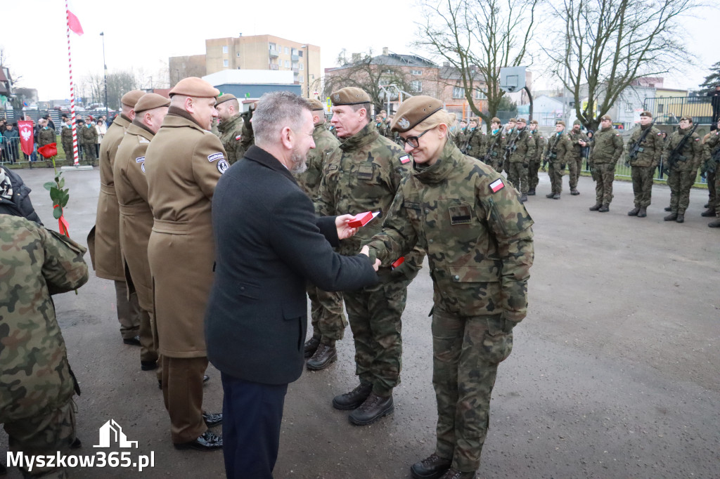 Fotorelacja: Uroczysta przysięga wojskowa 13. Śląskiej Brygady Obrony Terytorialnej w Myszkowie
