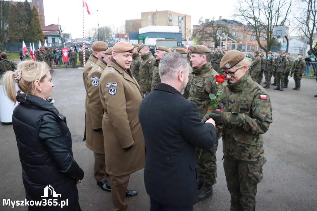 Fotorelacja: Uroczysta przysięga wojskowa 13. Śląskiej Brygady Obrony Terytorialnej w Myszkowie
