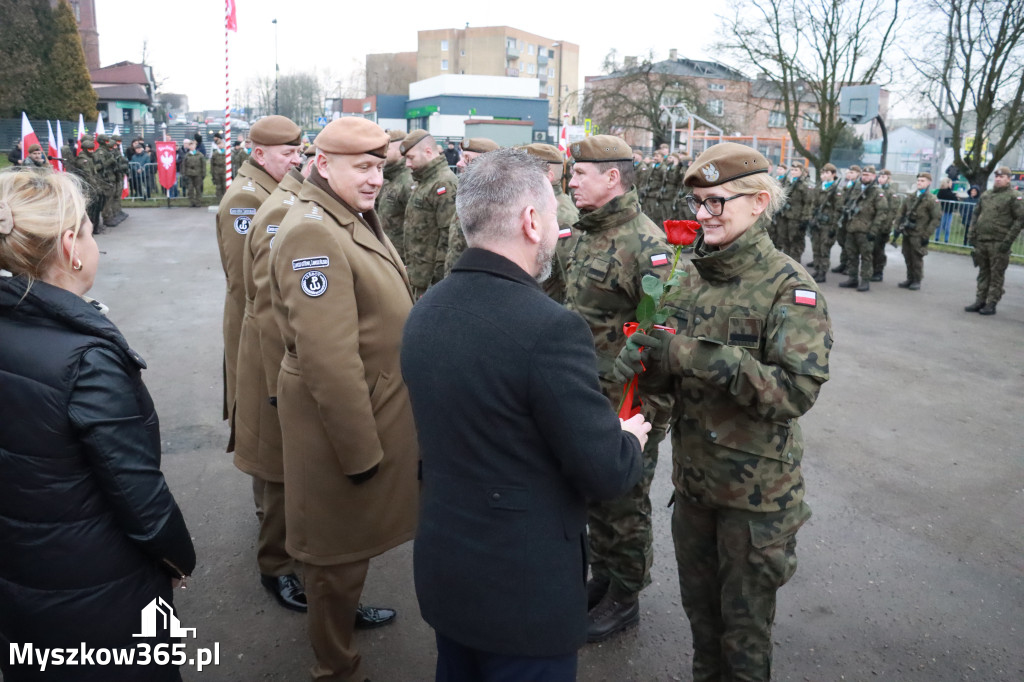 Fotorelacja: Uroczysta przysięga wojskowa 13. Śląskiej Brygady Obrony Terytorialnej w Myszkowie