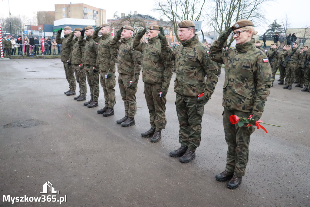 Fotorelacja: Uroczysta przysięga wojskowa 13. Śląskiej Brygady Obrony Terytorialnej w Myszkowie