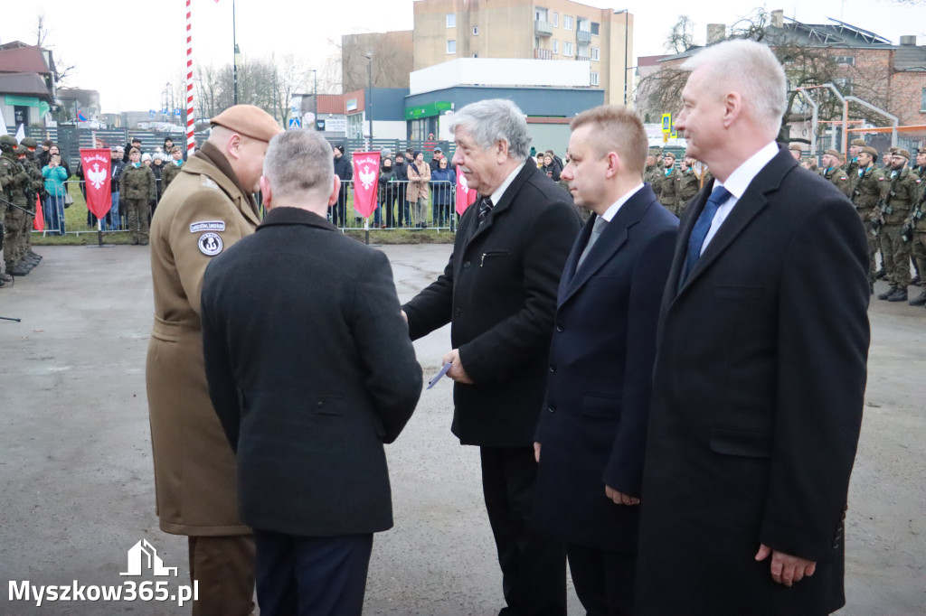 Fotorelacja: Uroczysta przysięga wojskowa 13. Śląskiej Brygady Obrony Terytorialnej w Myszkowie