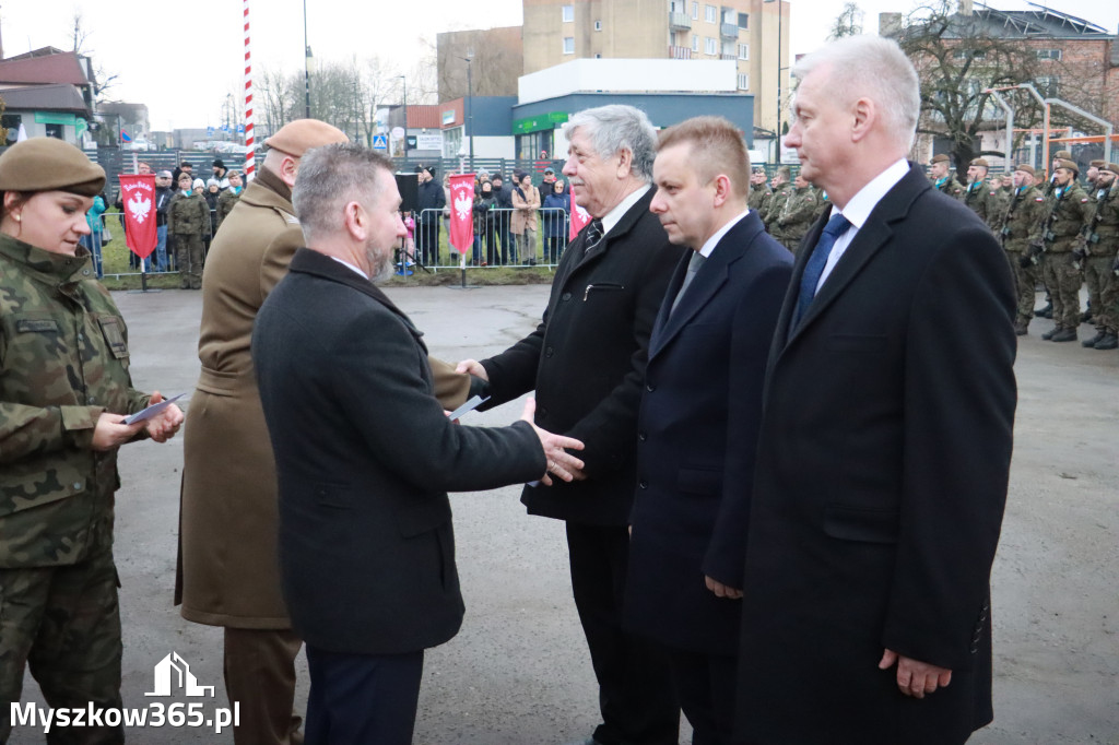 Fotorelacja: Uroczysta przysięga wojskowa 13. Śląskiej Brygady Obrony Terytorialnej w Myszkowie