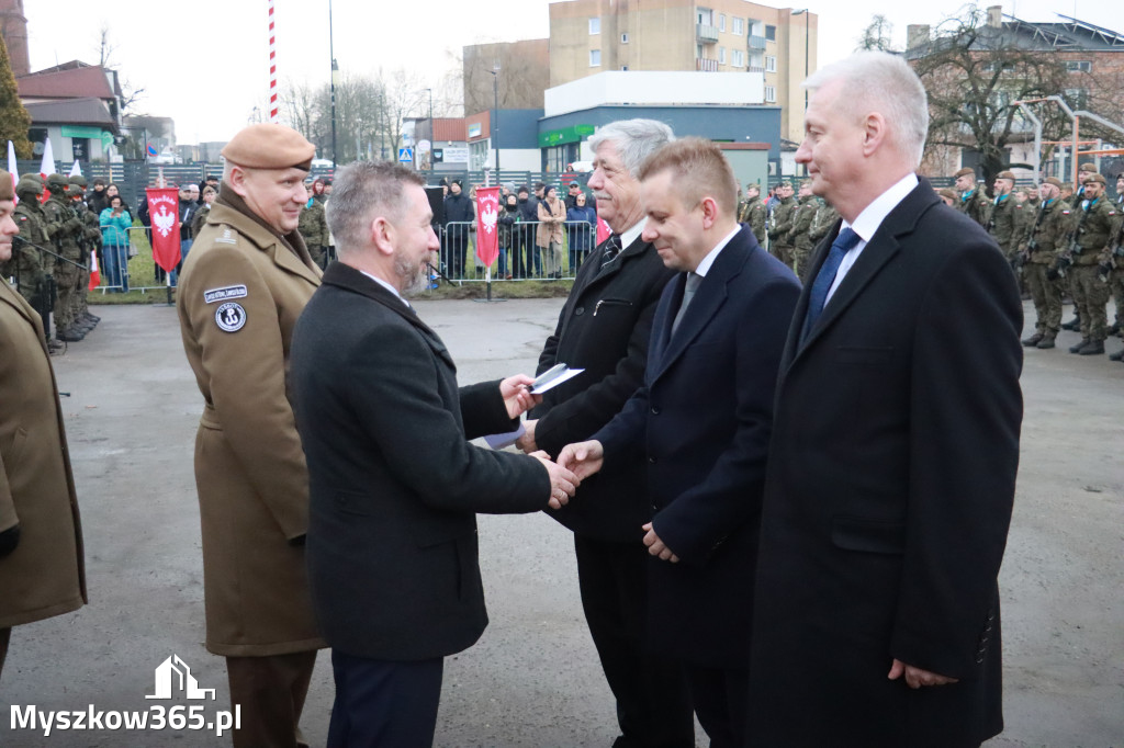 Fotorelacja: Uroczysta przysięga wojskowa 13. Śląskiej Brygady Obrony Terytorialnej w Myszkowie