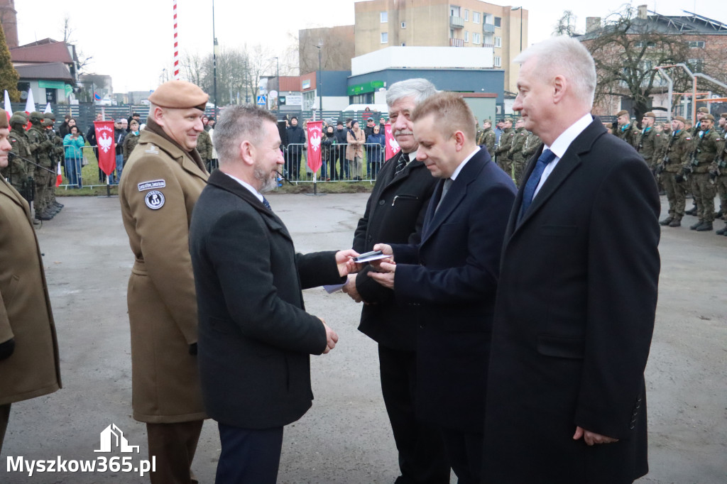 Fotorelacja: Uroczysta przysięga wojskowa 13. Śląskiej Brygady Obrony Terytorialnej w Myszkowie