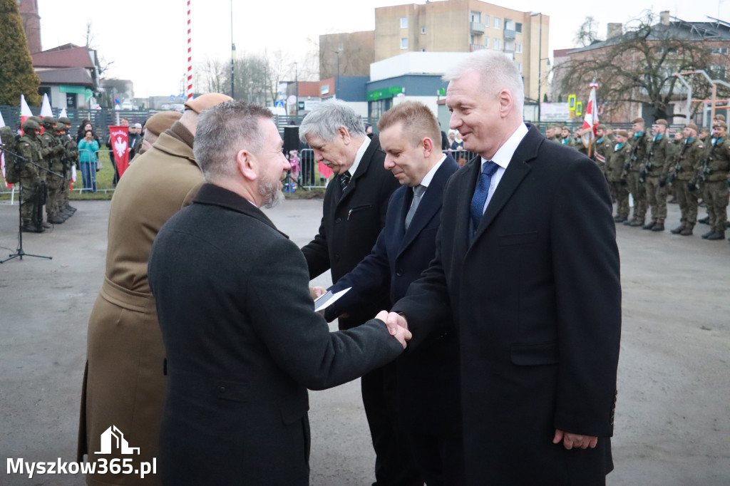 Fotorelacja: Uroczysta przysięga wojskowa 13. Śląskiej Brygady Obrony Terytorialnej w Myszkowie