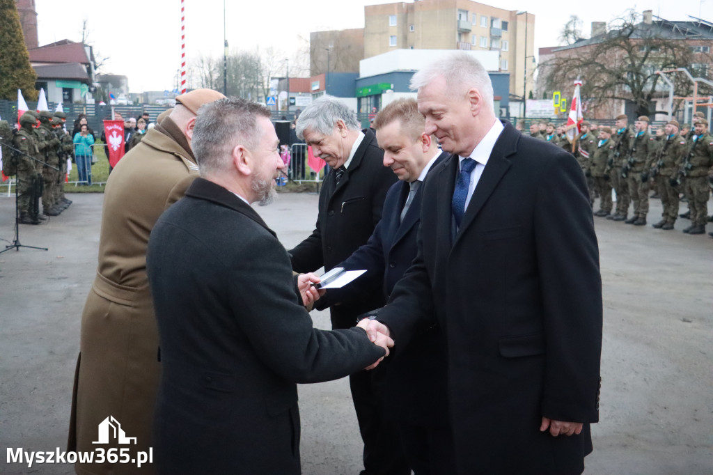 Fotorelacja: Uroczysta przysięga wojskowa 13. Śląskiej Brygady Obrony Terytorialnej w Myszkowie