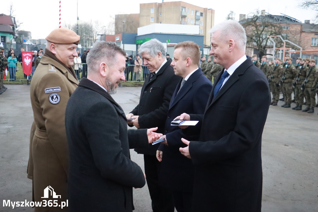 Fotorelacja: Uroczysta przysięga wojskowa 13. Śląskiej Brygady Obrony Terytorialnej w Myszkowie