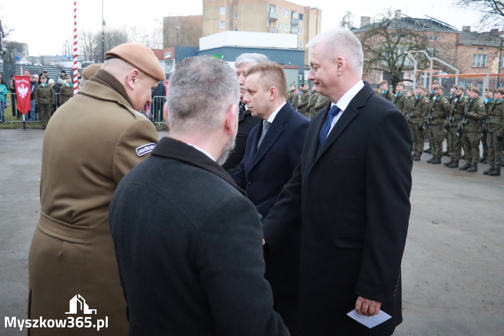Fotorelacja: Uroczysta przysięga wojskowa 13. Śląskiej Brygady Obrony Terytorialnej w Myszkowie