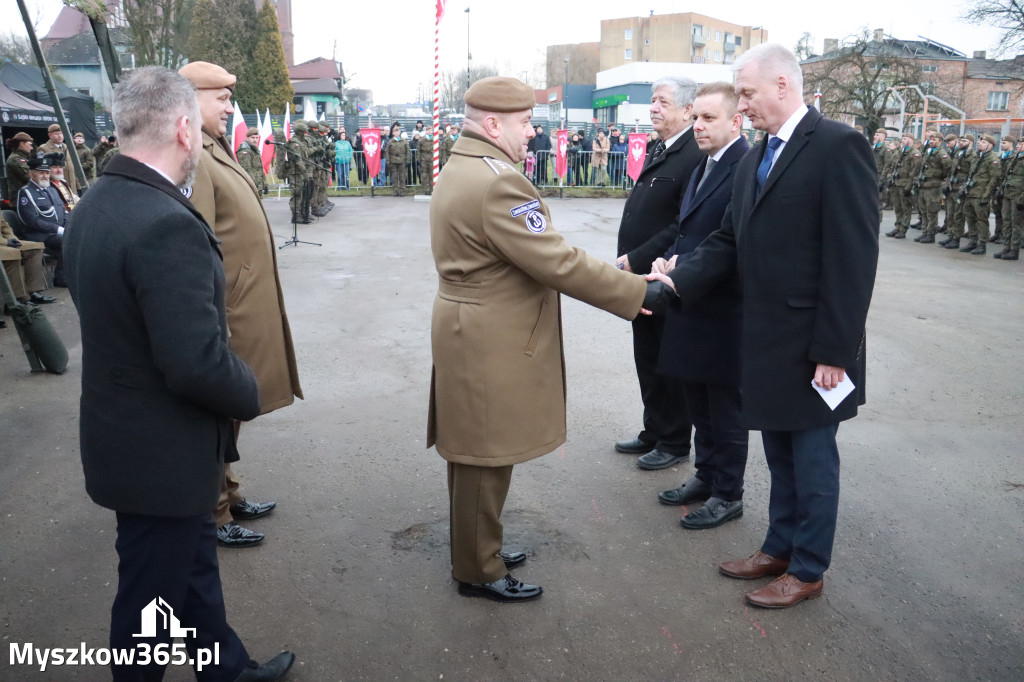 Fotorelacja: Uroczysta przysięga wojskowa 13. Śląskiej Brygady Obrony Terytorialnej w Myszkowie