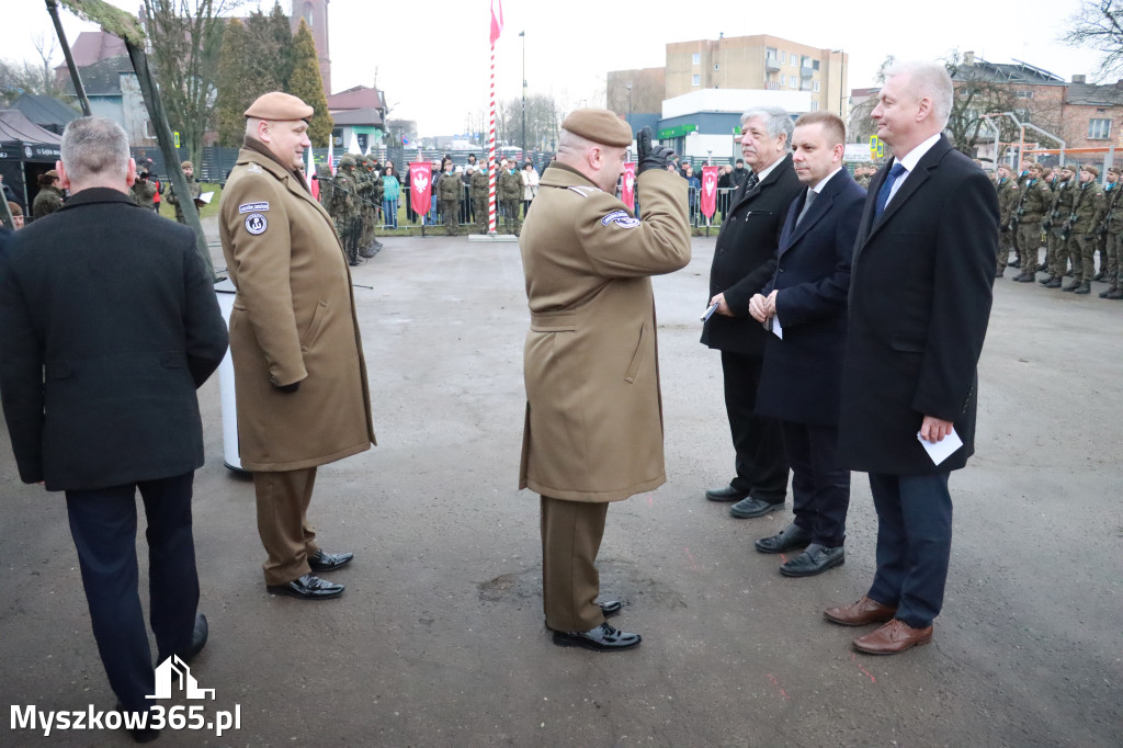 Fotorelacja: Uroczysta przysięga wojskowa 13. Śląskiej Brygady Obrony Terytorialnej w Myszkowie