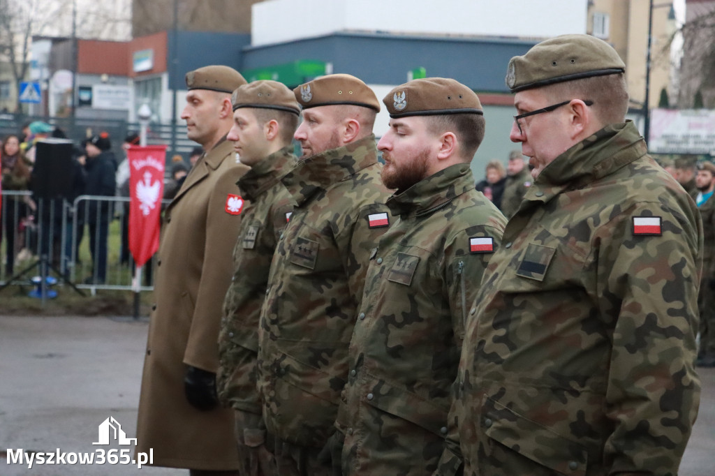 Fotorelacja: Uroczysta przysięga wojskowa 13. Śląskiej Brygady Obrony Terytorialnej w Myszkowie