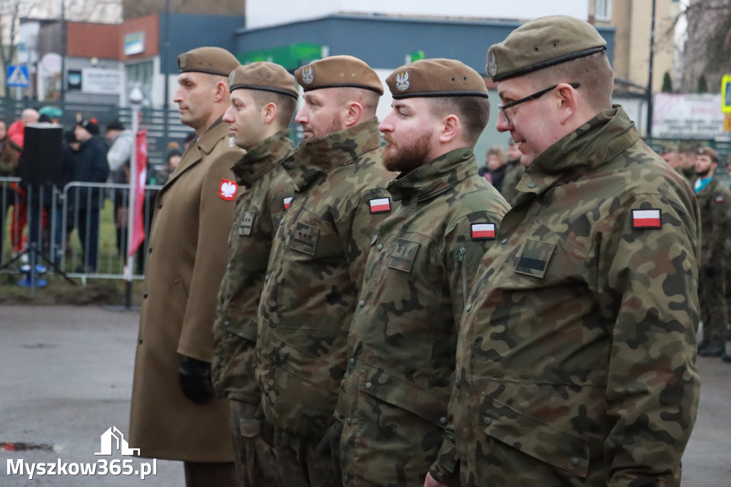 Fotorelacja: Uroczysta przysięga wojskowa 13. Śląskiej Brygady Obrony Terytorialnej w Myszkowie