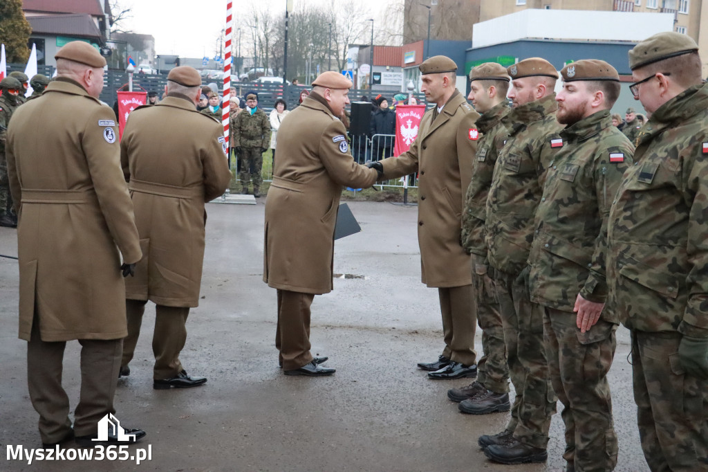 Fotorelacja: Uroczysta przysięga wojskowa 13. Śląskiej Brygady Obrony Terytorialnej w Myszkowie