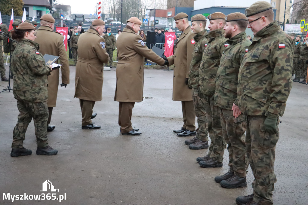 Fotorelacja: Uroczysta przysięga wojskowa 13. Śląskiej Brygady Obrony Terytorialnej w Myszkowie