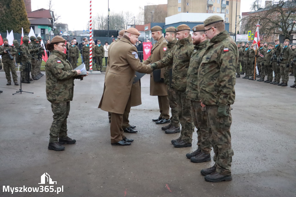 Fotorelacja: Uroczysta przysięga wojskowa 13. Śląskiej Brygady Obrony Terytorialnej w Myszkowie