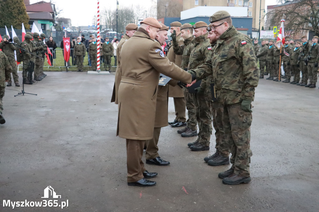 Fotorelacja: Uroczysta przysięga wojskowa 13. Śląskiej Brygady Obrony Terytorialnej w Myszkowie