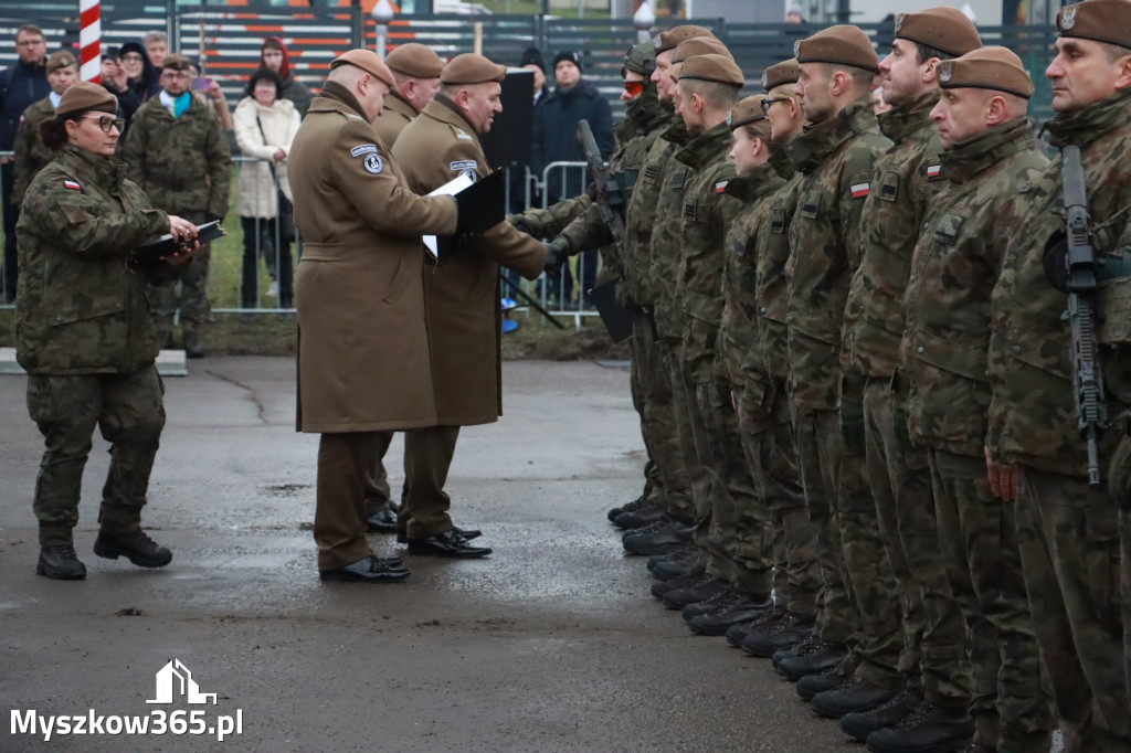 Fotorelacja: Uroczysta przysięga wojskowa 13. Śląskiej Brygady Obrony Terytorialnej w Myszkowie