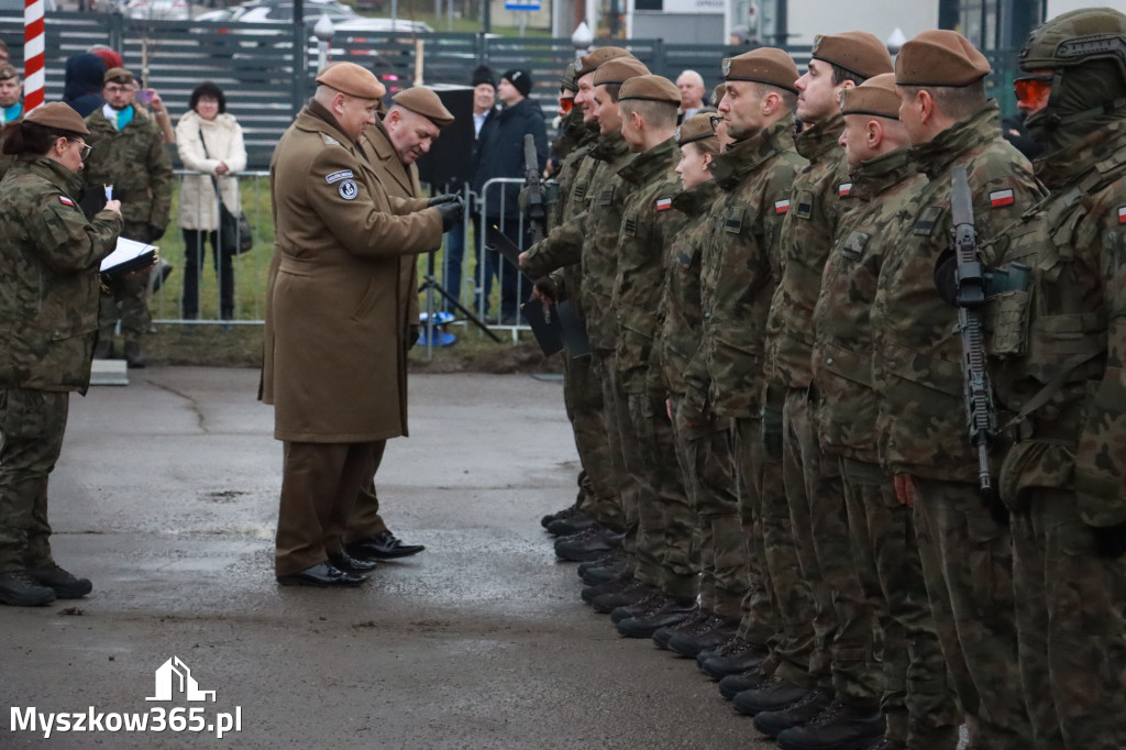 Fotorelacja: Uroczysta przysięga wojskowa 13. Śląskiej Brygady Obrony Terytorialnej w Myszkowie