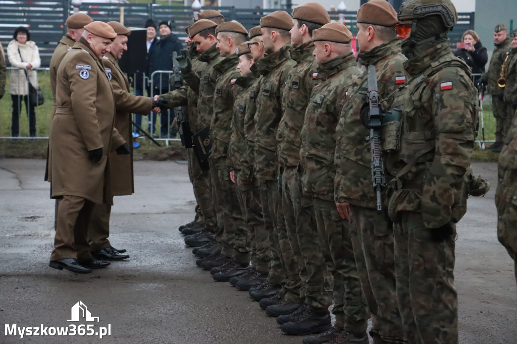 Fotorelacja: Defilada 13. Śląskiej Brygady Obrony Terytorialnej w Myszkowie