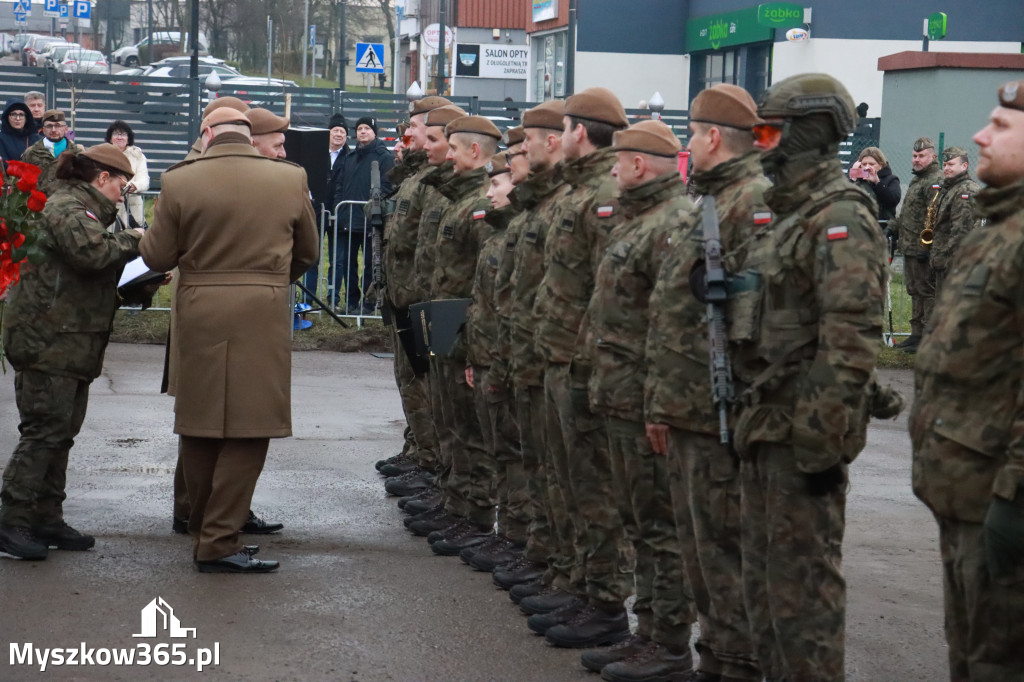 Fotorelacja: Defilada 13. Śląskiej Brygady Obrony Terytorialnej w Myszkowie