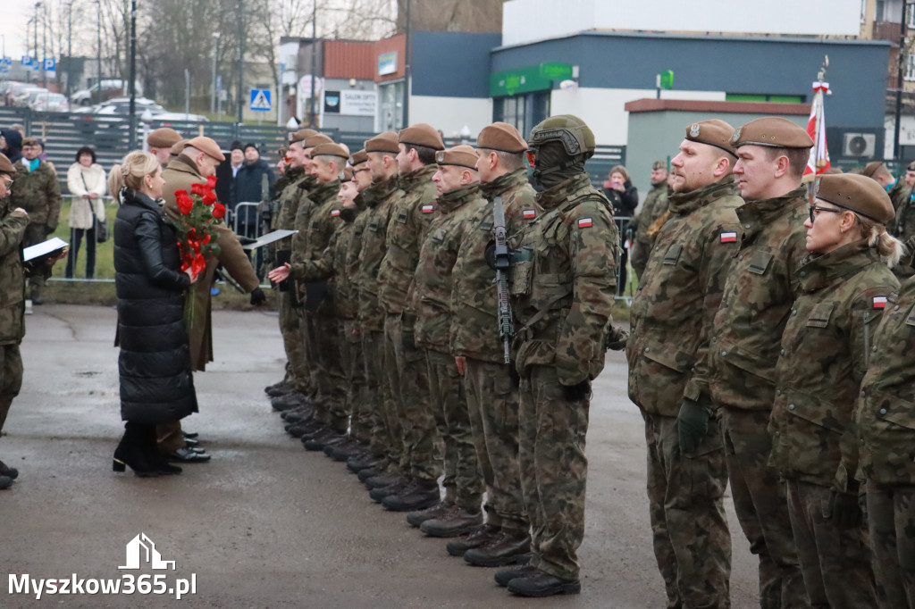 Fotorelacja: Defilada 13. Śląskiej Brygady Obrony Terytorialnej w Myszkowie