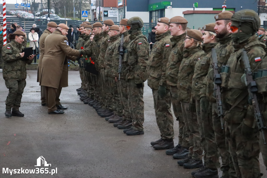 Fotorelacja: Defilada 13. Śląskiej Brygady Obrony Terytorialnej w Myszkowie