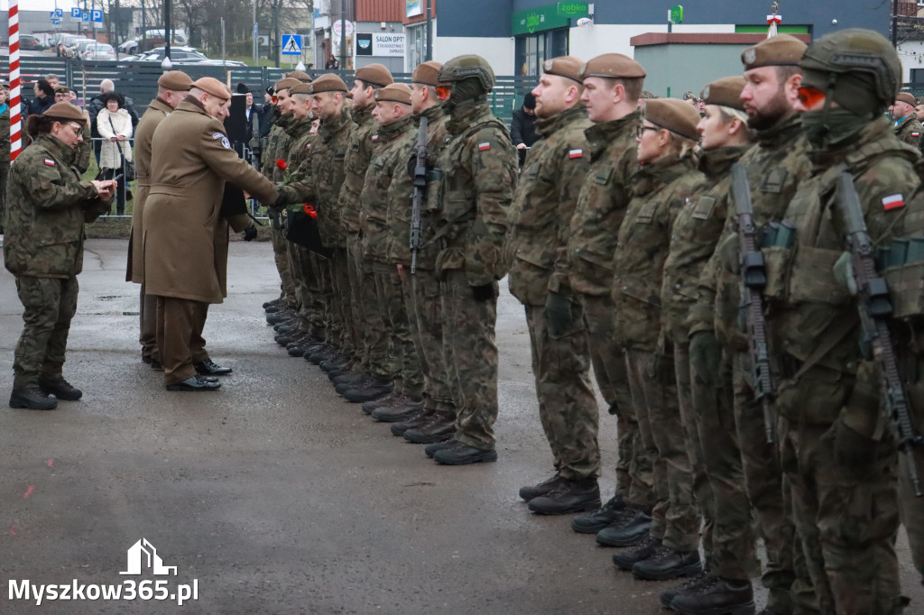 Fotorelacja: Defilada 13. Śląskiej Brygady Obrony Terytorialnej w Myszkowie